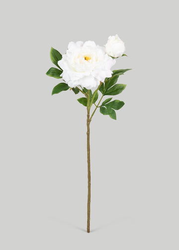 Artificial White Queen Garden Peony
