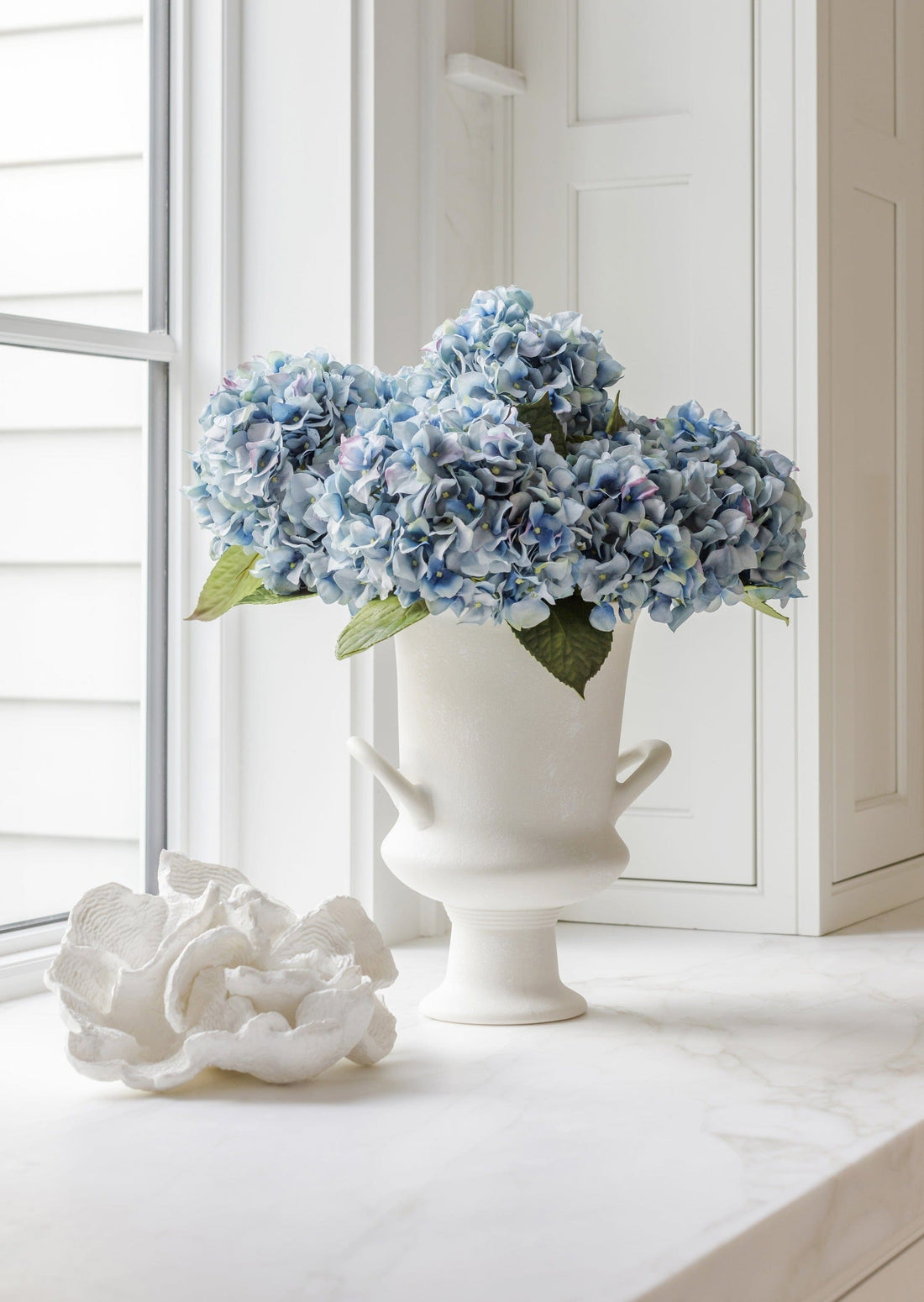 Real Touch Flowers in Nantucket Blue Hydrangea at Afloral