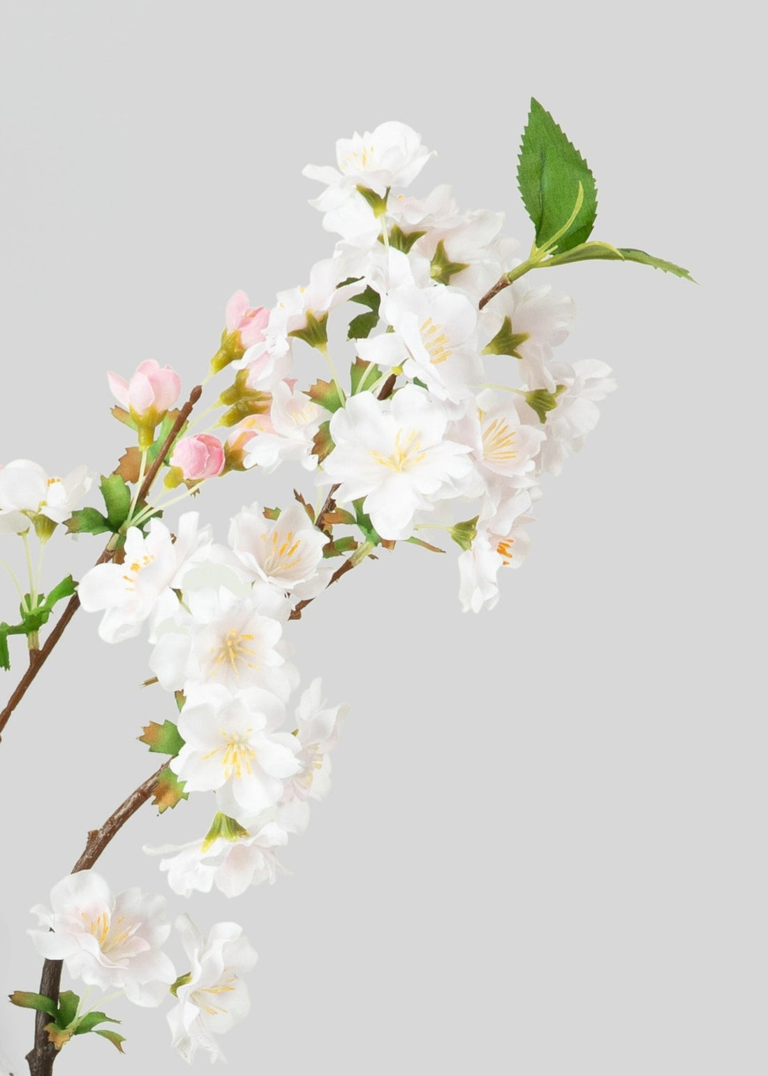 Artificial Blush Cherry Blossom Branch 
