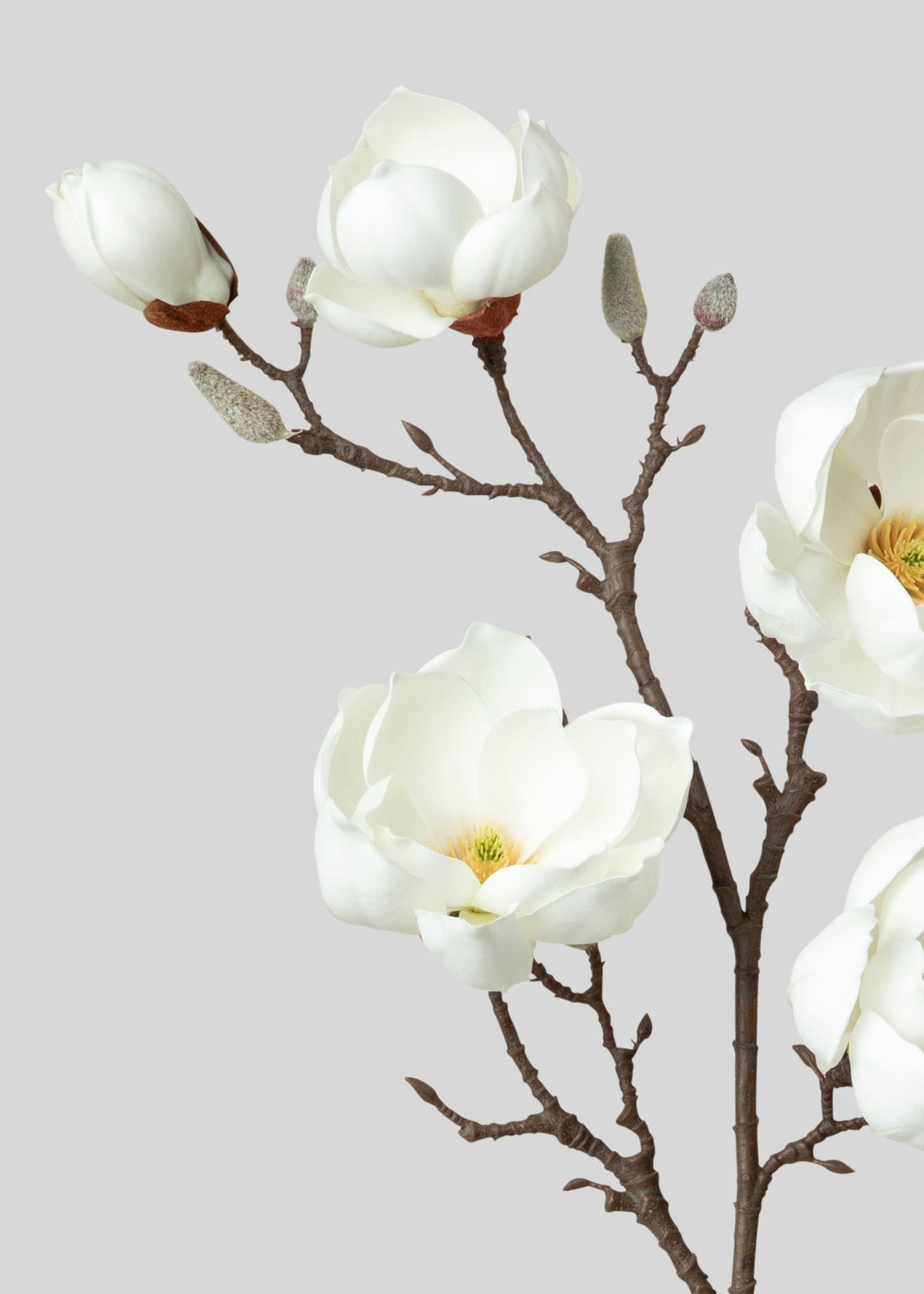 Faux Magnolia Flower Branch