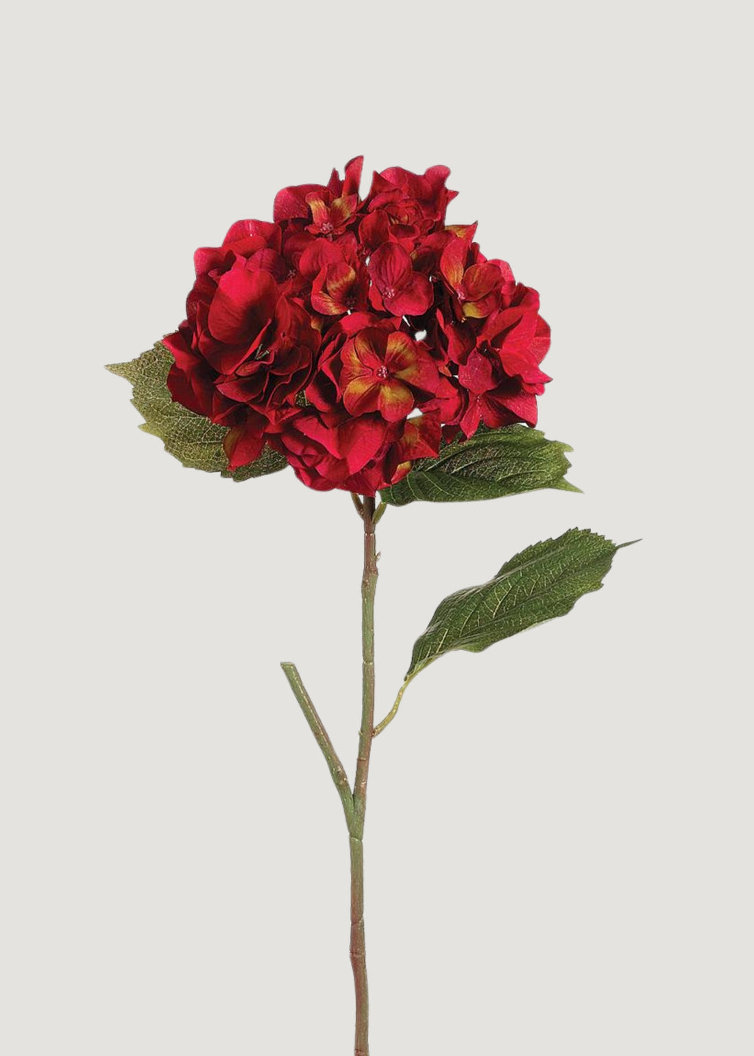 Red Faux Hydrangea