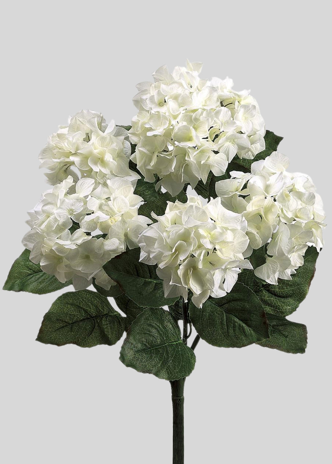 Premium Artificial Flowers Cream White Hydrangea Bush at Afloral