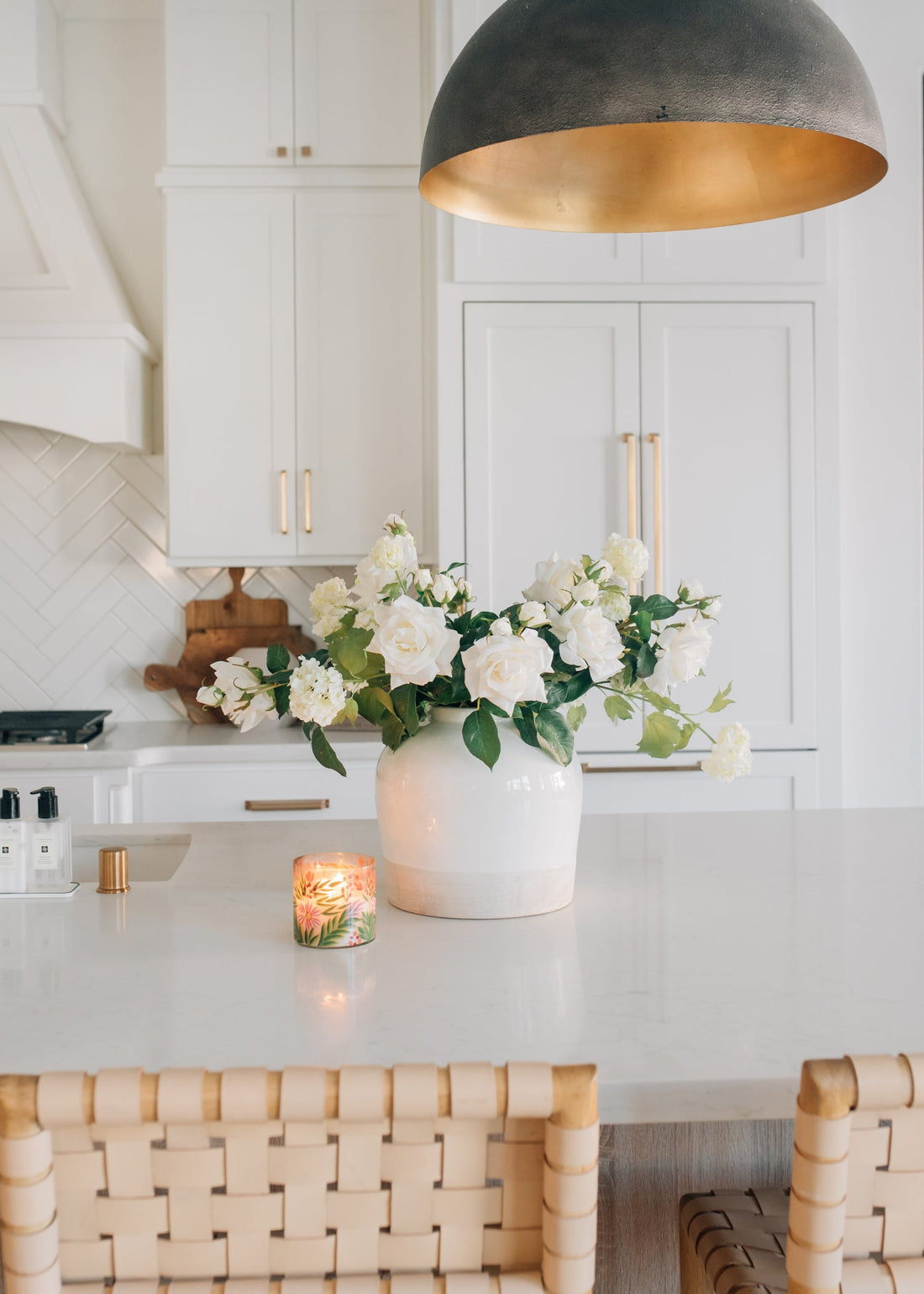 Cream White Real Touch Juliet English Rose 