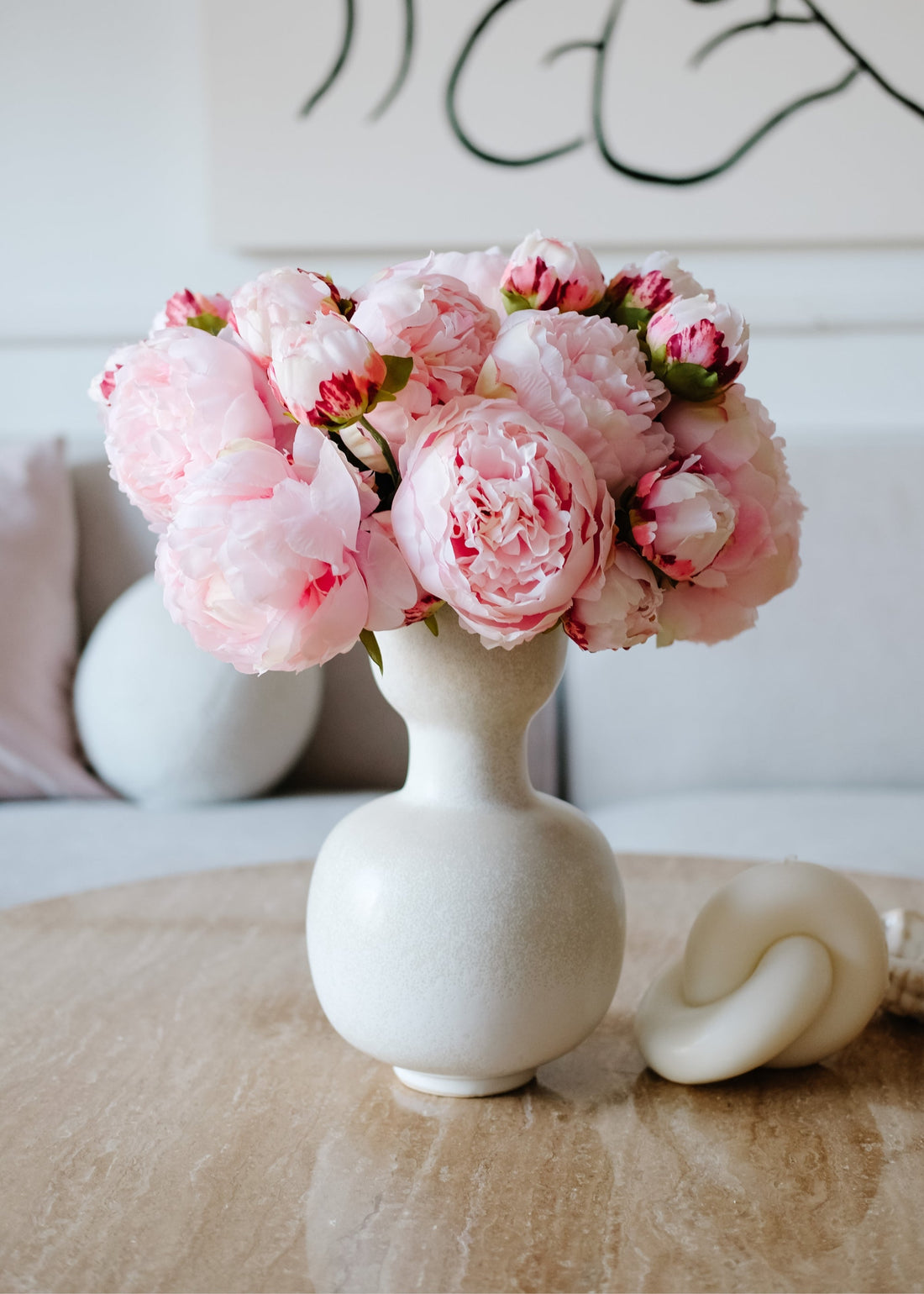 Bundle of Faux Peonies