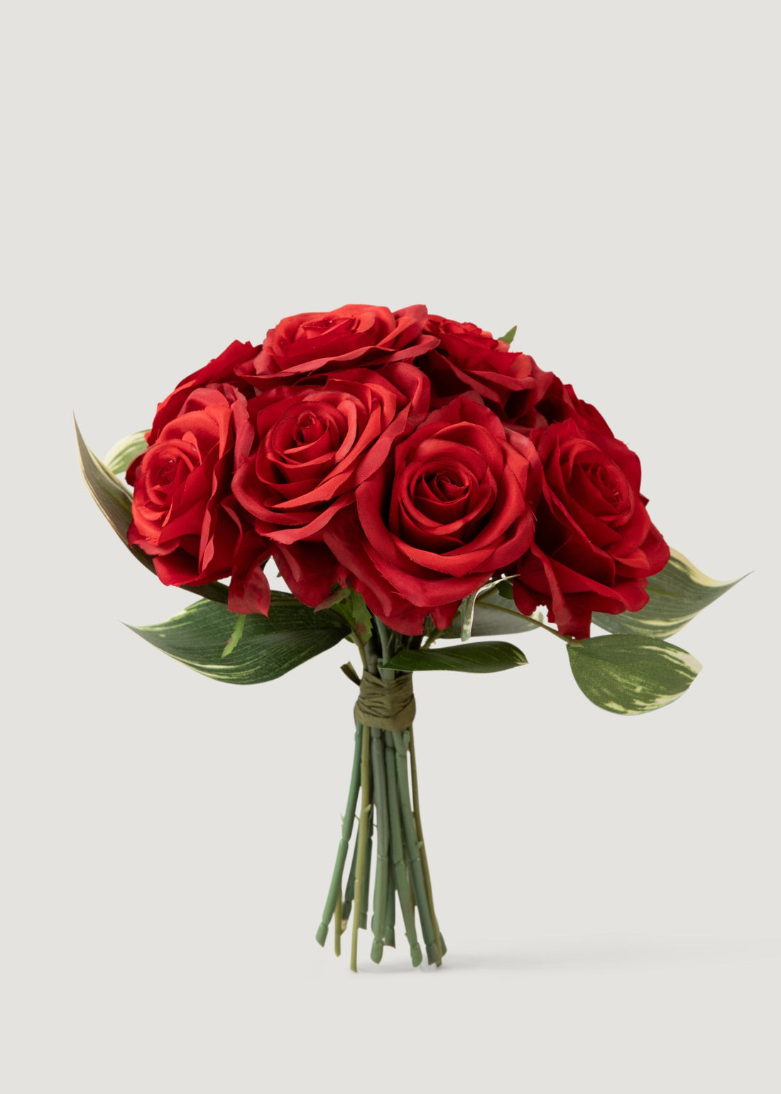 Faux Red Rose Bouquet
