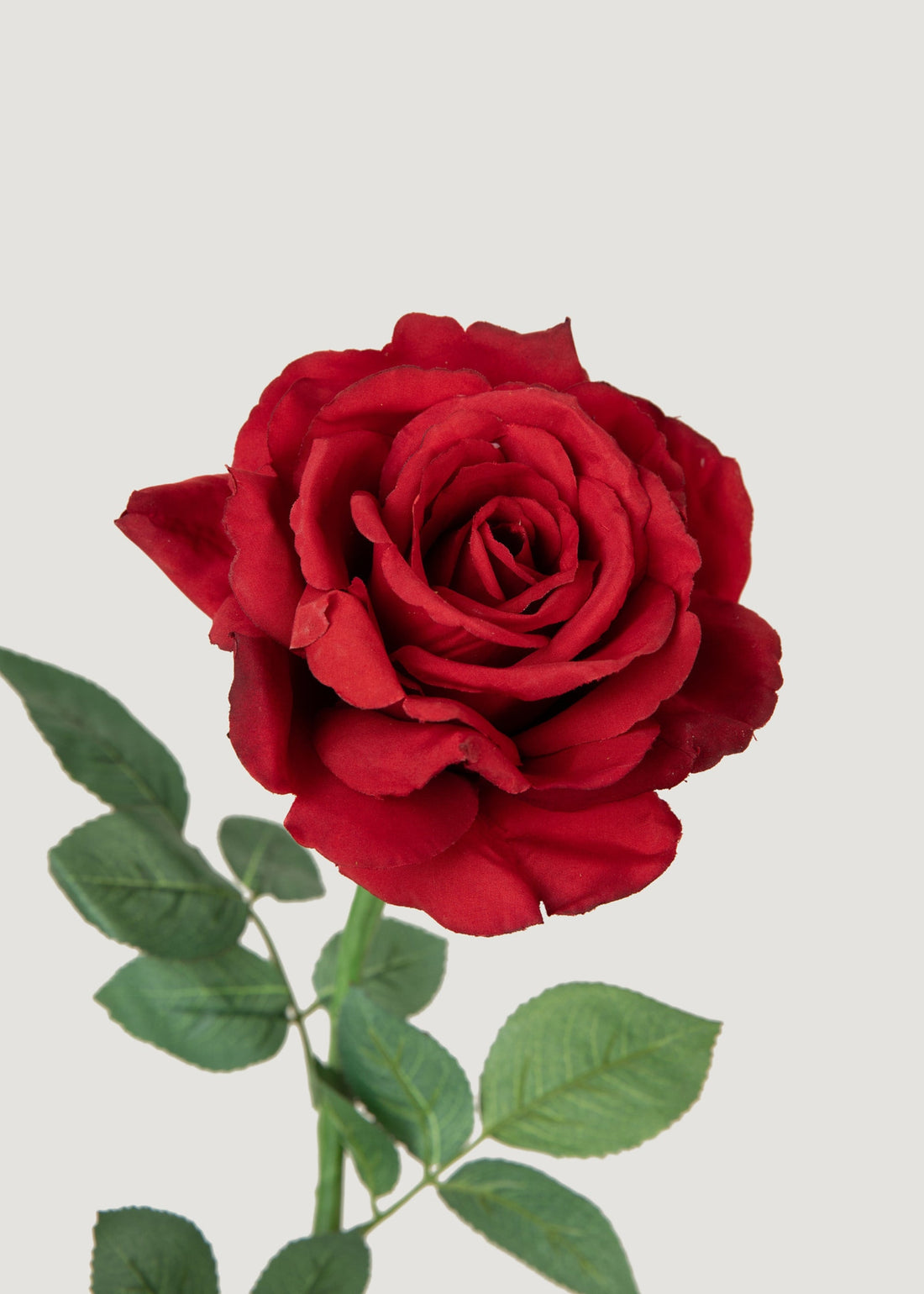Red Diana Rose Faux Flower 
