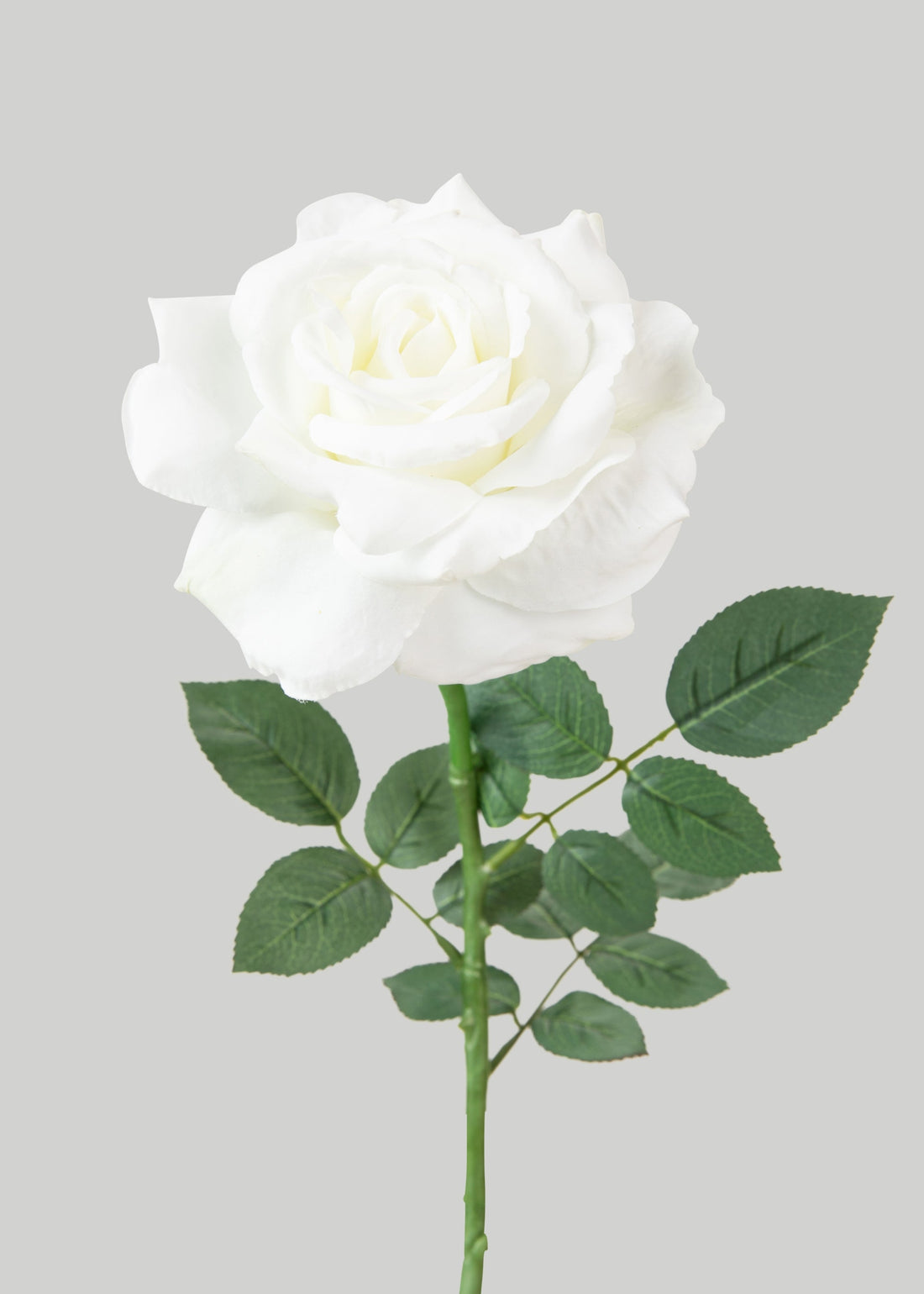 White Diana Rose Faux Flower 