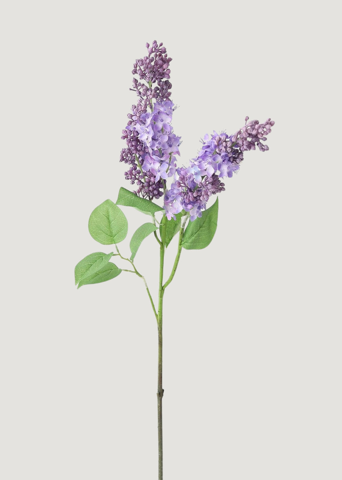 Fake Spring Flowers Lilac Stem in Purple at Afloral