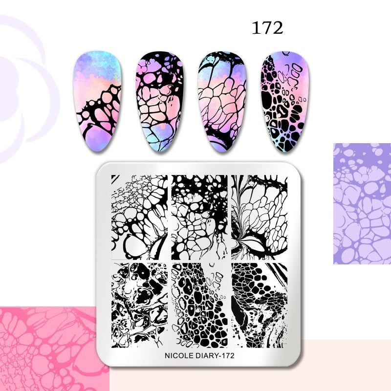 Halloween Stamping plates Stamp For Nails Pumpkin Ghost Nail Polish Templates All for Manicure Nail Designs