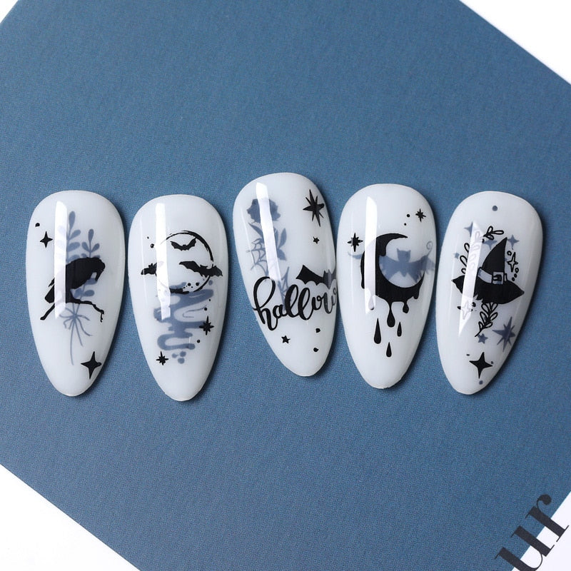 Halloween Stamping plates Stamp For Nails Pumpkin Ghost Nail Polish Templates All for Manicure Nail Designs