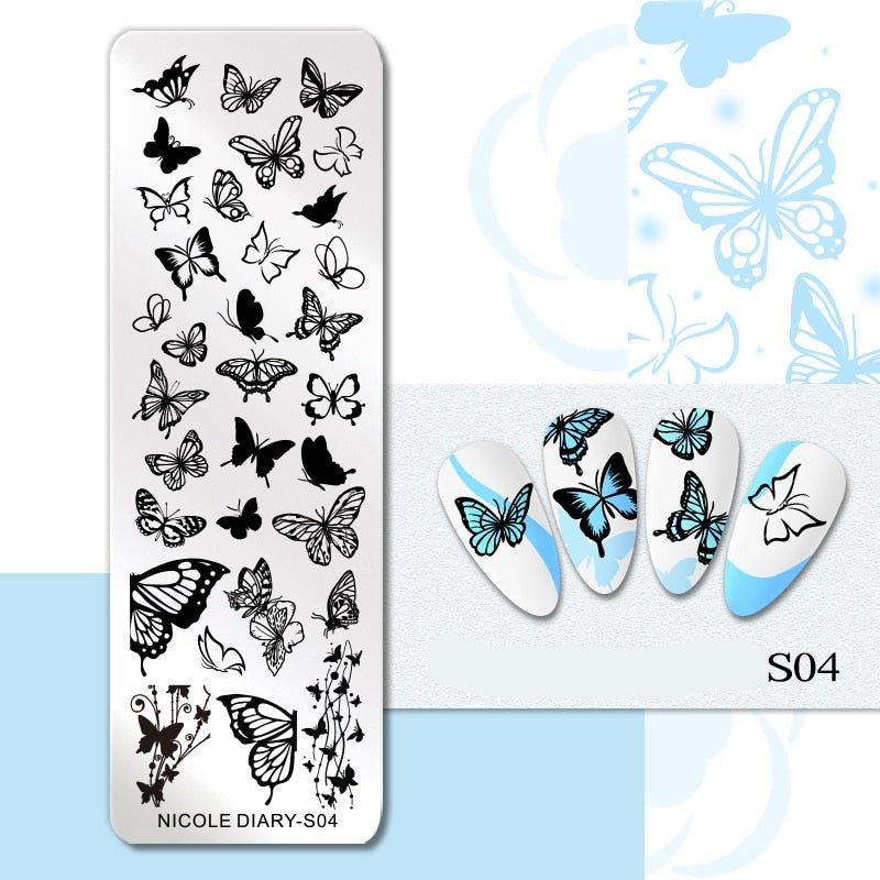 Halloween Stamping plates Stamp For Nails Pumpkin Ghost Nail Polish Templates All for Manicure Nail Designs