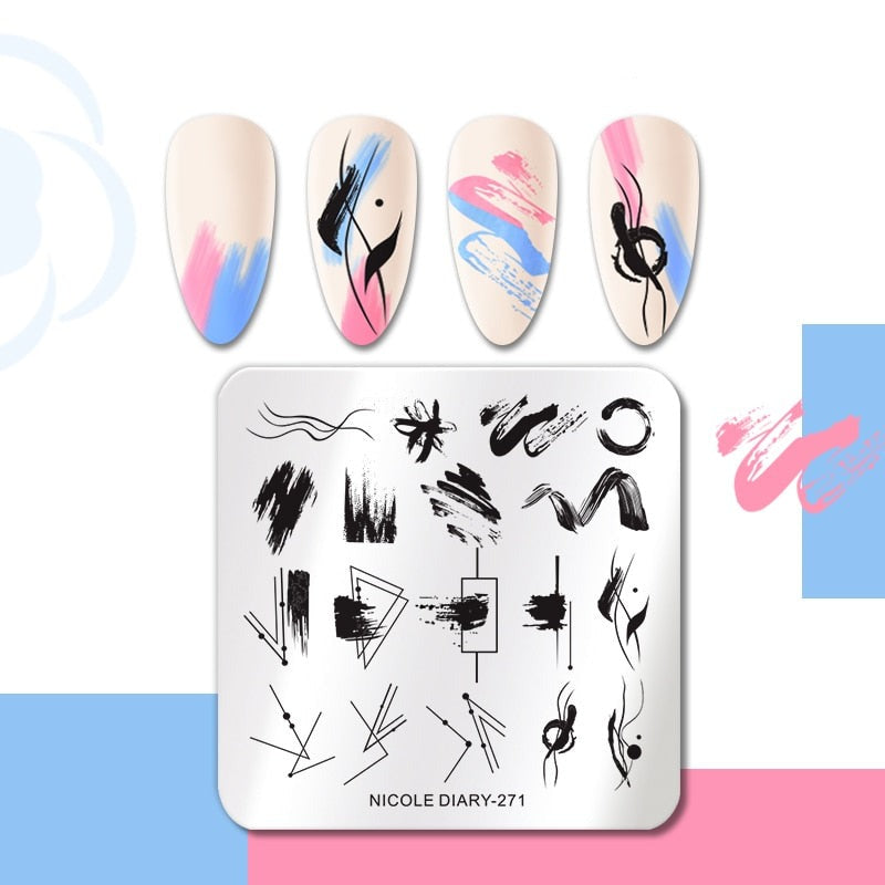 Halloween Stamping plates Stamp For Nails Pumpkin Ghost Nail Polish Templates All for Manicure Nail Designs