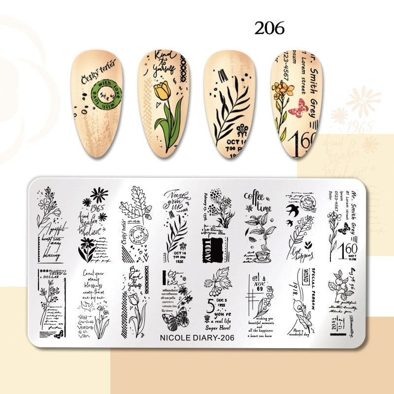 Halloween Stamping plates Stamp For Nails Pumpkin Ghost Nail Polish Templates All for Manicure Nail Designs