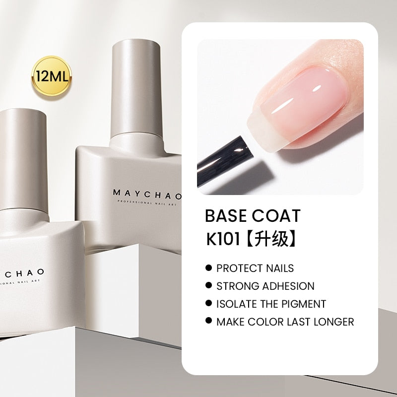 12ml Jelly Gel Nail Polish Semi Permanent Top Coat Soak Off UV LED Gel Art Nail Varnish Manicure Long Lasting Nail Gel