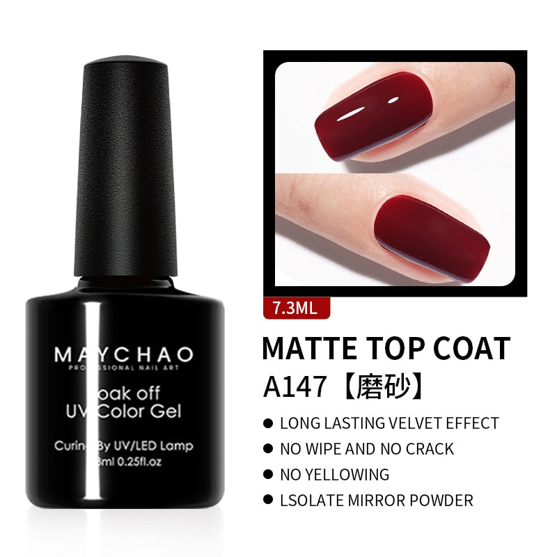 Transparent Nude Jelly Gel Nail Polish Semi Permanent 7.3ml Top Coat Soak Off UV LED Varnish Nail Art Design Base Gel