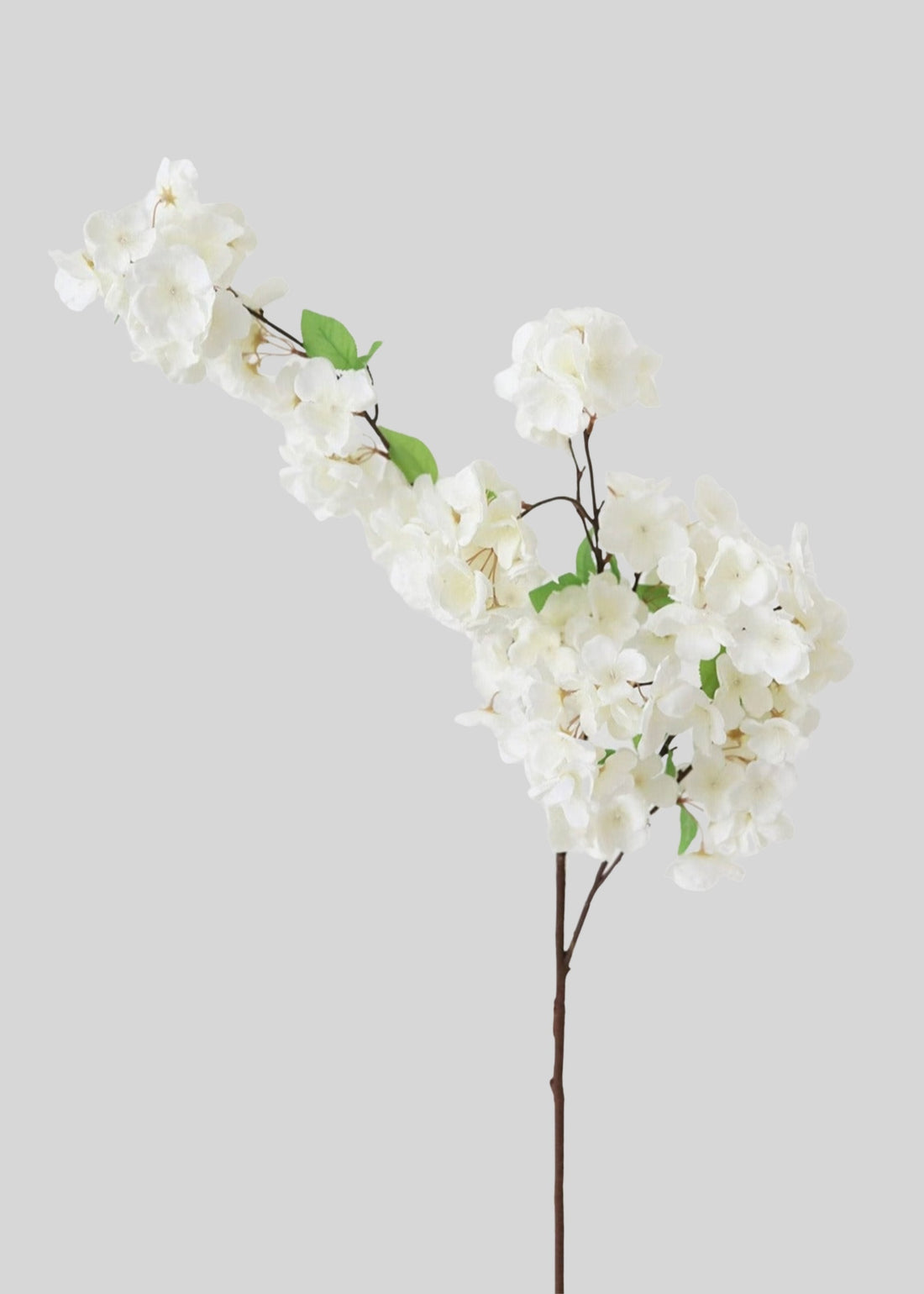 Luxe Artificial Flowers White Faux Cherry Blossoms at Afloral