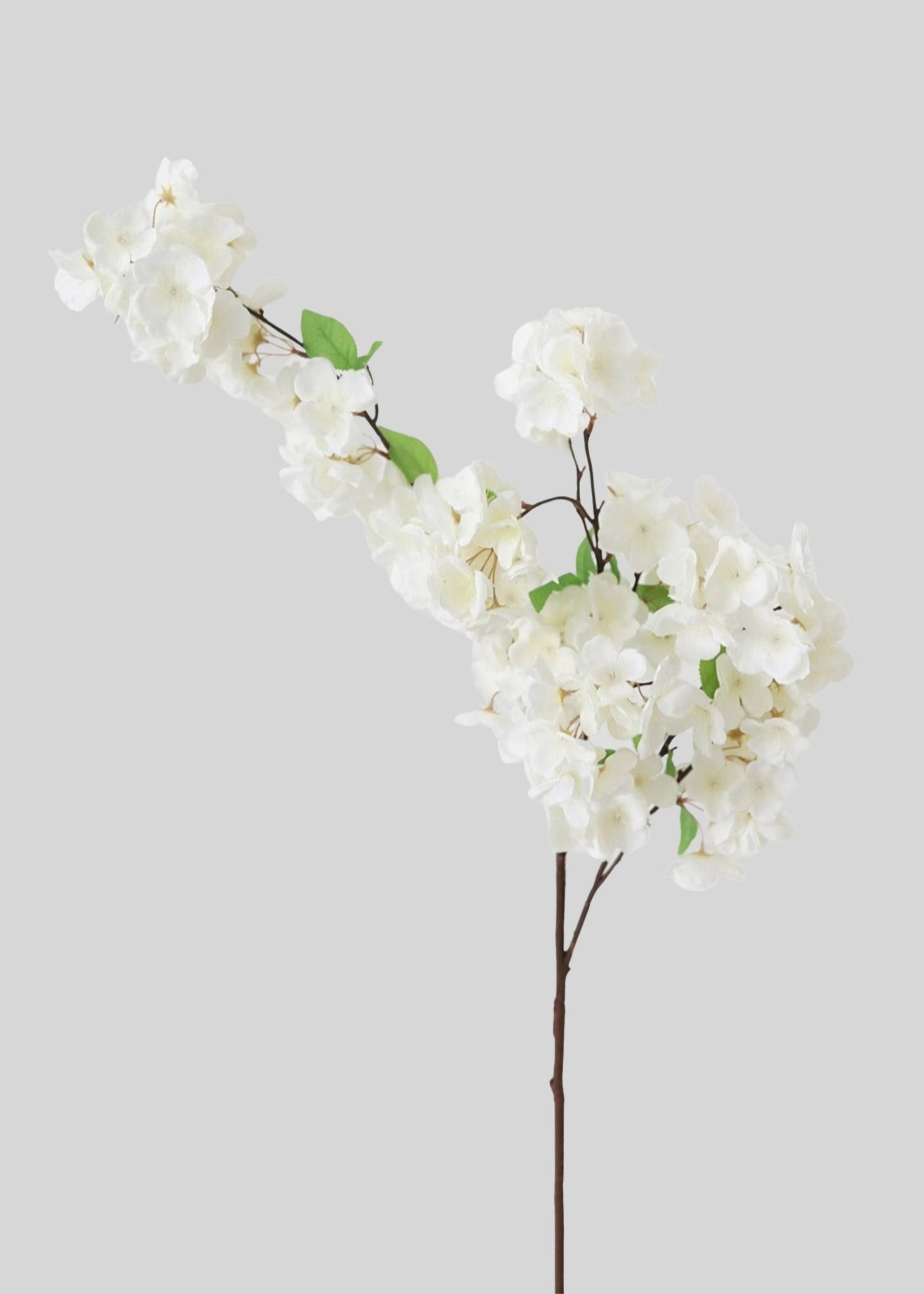 Luxe Artificial Flowers White Faux Cherry Blossoms at Afloral
