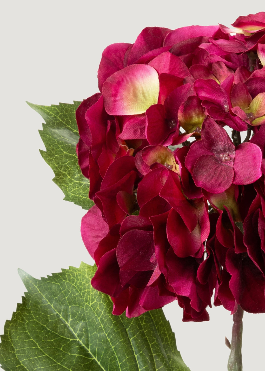 Fake Blooming Hydrangea in Deep Pink 