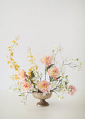 Styled Apricot Peonies