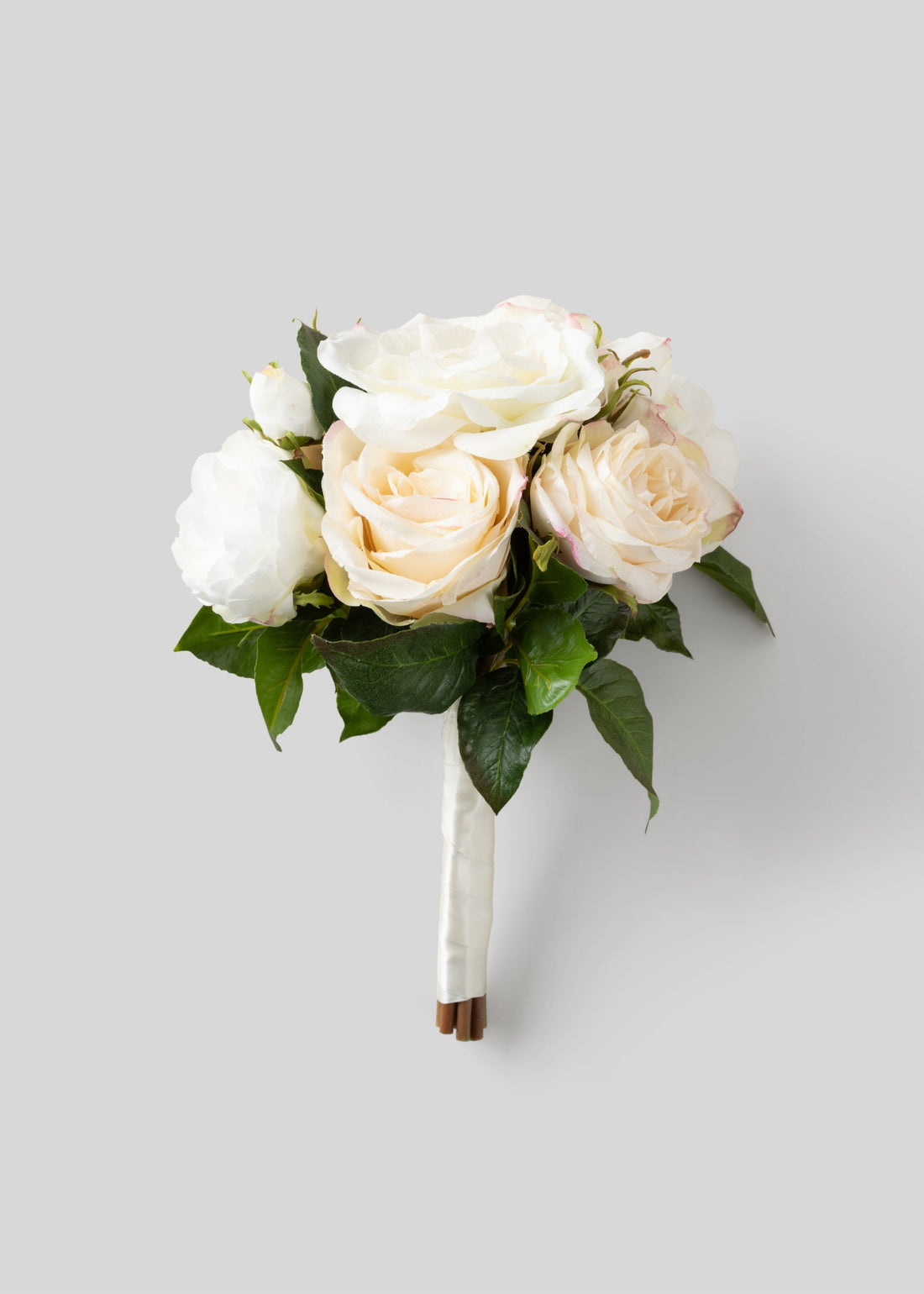 Silk Cream Rose Bouquet