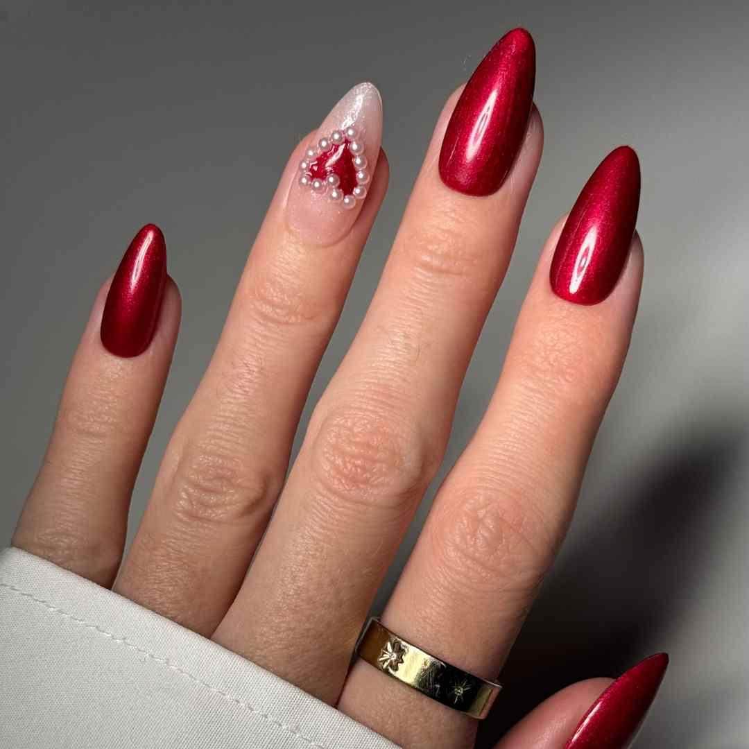 Berry Bombshell - Bright Chrome Red HEMA-Free Gel Nail Polish 10ml - 14 Day Manicure