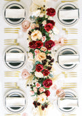 Luxe Faux Rose Table Centerpiece